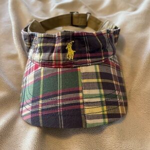 Polo by Ralph Lauren Multicolor Plaid Visor Hat